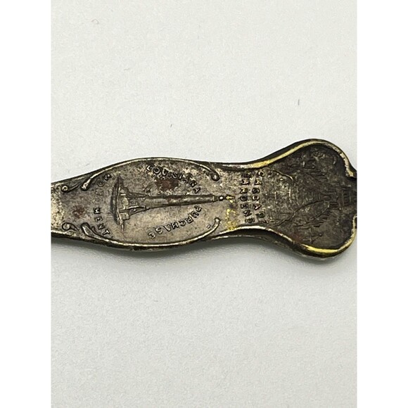 1904 Palace Of Machinery St Louis Exposition Vintage Souvenir Spoon - Picture 4 of 15